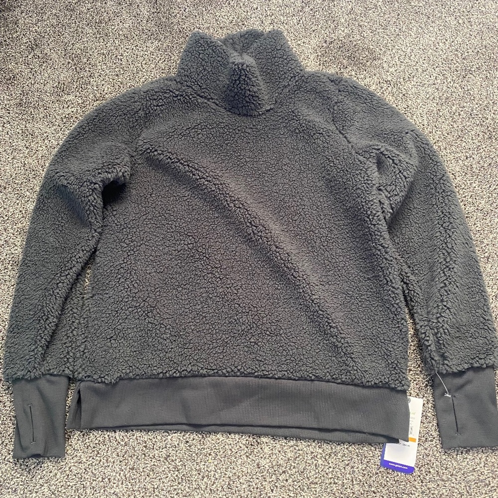 Cozy Gray Sherpa Sweater